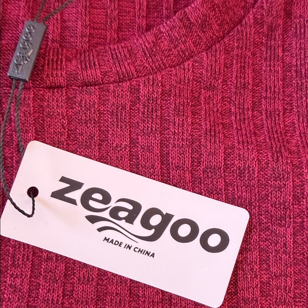 Zeagoo Women's Burgundy Maxi Dress. CAJA. # 1. C - Picture 7 of 10